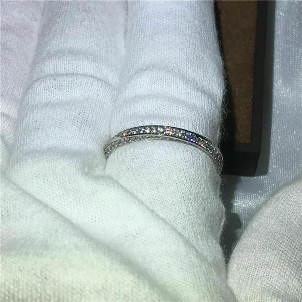 New Eternity Bridal Diamond Ring - Picture 2 of 6
